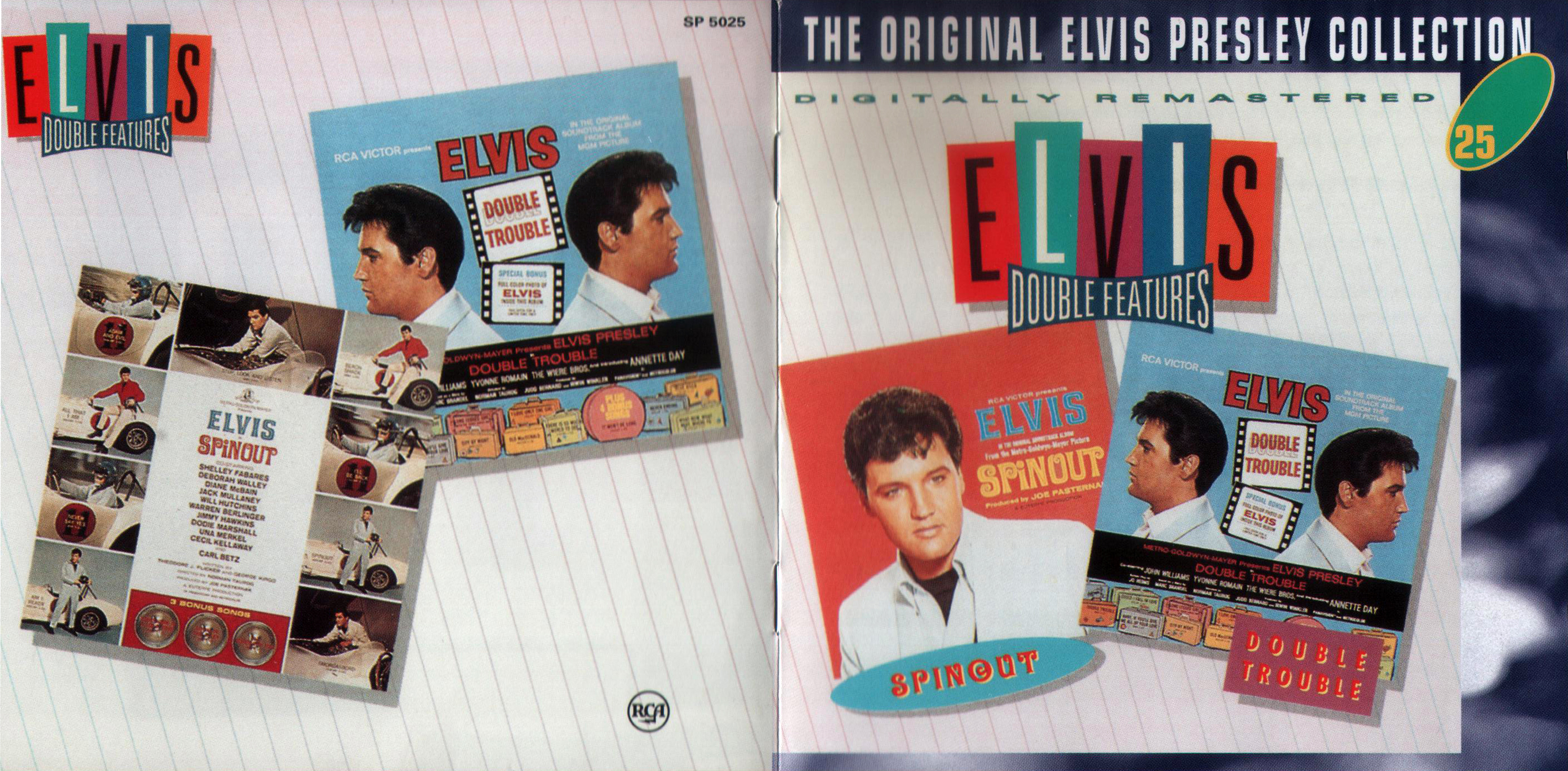 Elvis Presley  The Original Elvis Presley Collection 25; Spinout, Double Trouble : Booklet